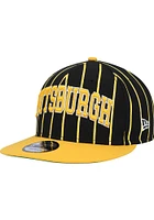 New Era Pittsburgh Steelers Black City Arch 9FIFTY Mens Snapback Hat