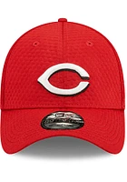New Era Cincinnati Reds Mens Red Essential 39THIRTY Flex Hat