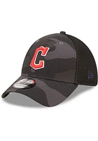 New Era Cleveland Guardians Mens Black Camo 39THIRTY Flex Hat