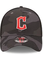 New Era Cleveland Guardians Mens Black Camo 39THIRTY Flex Hat