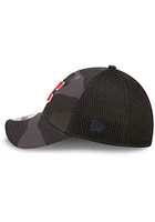 New Era Cleveland Guardians Mens Black Camo 39THIRTY Flex Hat