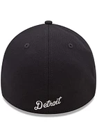 New Era Detroit Tigers Mens Navy Blue Classic 39THIRTY Flex Hat