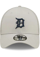 New Era Detroit Tigers Mens Grey Team Neo 39THIRTY Flex Hat