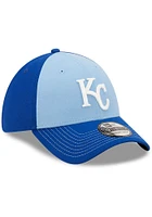 New Era Kansas City Royals Mens Light Blue Classic 39THIRTY Flex Hat