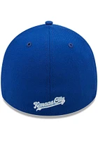 New Era Kansas City Royals Mens Light Blue Classic 39THIRTY Flex Hat