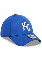 New Era Kansas City Royals Mens Blue Essential 39THIRTY Flex Hat
