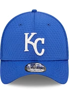 New Era Kansas City Royals Mens Blue Essential 39THIRTY Flex Hat