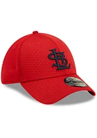New Era St Louis Cardinals Mens Red Essential 39THIRTY Flex Hat