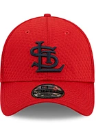 New Era St Louis Cardinals Mens Red Essential 39THIRTY Flex Hat