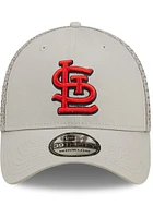 New Era St Louis Cardinals Mens Grey Team Neo 39THIRTY Flex Hat