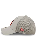 New Era St Louis Cardinals Mens Grey Team Neo 39THIRTY Flex Hat