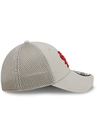 New Era St Louis Cardinals Mens Grey Team Neo 39THIRTY Flex Hat