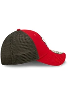 New Era St Louis Cardinals Mens Red Team Neo 39THIRTY Dynamic Flex Hat