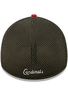 New Era St Louis Cardinals Mens Red Team Neo 39THIRTY Dynamic Flex Hat