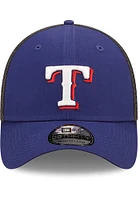 New Era Texas Rangers Mens Navy Blue Team Neo 39THIRTY Flex Hat
