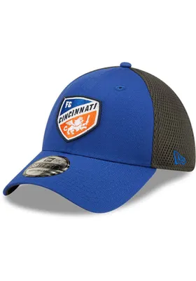 New Era FC Cincinnati Mens Blue Team Neo 39THIRTY Flex Hat