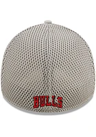 New Era Chicago Bulls Mens Grey Team Neo 39THIRTY Flex Hat