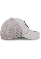 New Era Dallas Mavericks Mens Grey Team Neo 39THIRTY Flex Hat