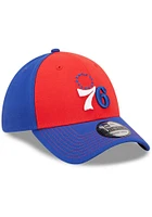 New Era Philadelphia 76ers Mens Red Classic 39THIRTY Flex Hat