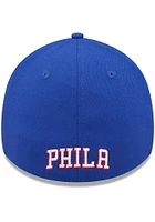 New Era Philadelphia 76ers Mens Red Classic 39THIRTY Flex Hat