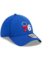 New Era Philadelphia 76ers Mens Blue Essential 39THIRTY Flex Hat