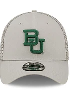 New Era Baylor Bears Mens Grey Team Neo 39THIRTY Flex Hat