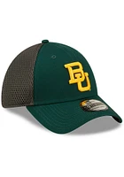 New Era Baylor Bears Mens Green Logo Team Neo 39THIRTY Flex Hat