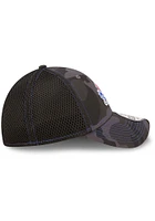 New Era Kansas Jayhawks Mens Black Camo 39THIRTY Flex Hat