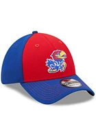 New Era Kansas Jayhawks Mens Red Classic 39THIRTY Flex Hat