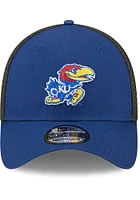 New Era Kansas Jayhawks Mens Blue Team Neo 39THIRTY Classic Flex Hat