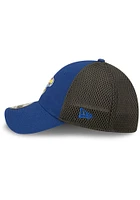 New Era Kansas Jayhawks Mens Blue Team Neo 39THIRTY Classic Flex Hat