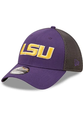 New Era LSU Tigers Mens Purple Team Neo 39THIRTY Classic Flex Hat