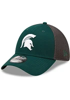 New Era Michigan State Spartans Mens Green Team Neo 39THIRTY Classic Flex Hat