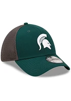 New Era Michigan State Spartans Mens Green Team Neo 39THIRTY Classic Flex Hat
