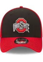 New Era Ohio State Buckeyes Mens Black Classic 39THIRTY Flex Hat