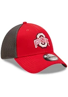 New Era Ohio State Buckeyes Mens Red Team Neo 39THIRTY Flex Hat