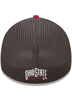 New Era Ohio State Buckeyes Mens Red Team Neo 39THIRTY Flex Hat