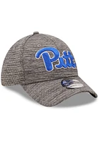 New Era Pitt Panthers Mens Grey Essential 39THIRTY Flex Hat