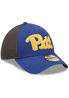 New Era Pitt Panthers Mens Blue Neo 39THIRTY Flex Hat