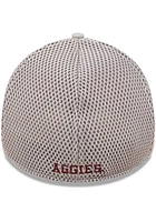 New Era Texas A&M Aggies Mens Grey Team Neo 39THIRTY Flex Hat