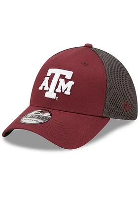 New Era Texas A&M Aggies Mens Maroon Team Neo 39THIRTY Classic Flex Hat