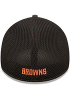 New Era Cleveland Browns Mens Black Camo 39THIRTY Flex Hat