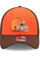 New Era Cleveland Browns Mens Orange Classic 39THIRTY Flex Hat