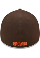 New Era Cleveland Browns Mens Orange Classic 39THIRTY Flex Hat