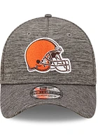 New Era Cleveland Browns Mens Grey Essential 39THIRTY Flex Hat