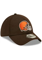 New Era Cleveland Browns Mens Brown Essential 39THIRTY Flex Hat