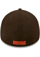 New Era Cleveland Browns Mens Brown Essential 39THIRTY Flex Hat