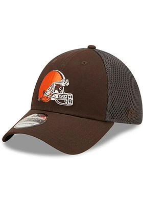 New Era Cleveland Browns Mens Brown Team Neo 39THIRTY Classic Flex Hat