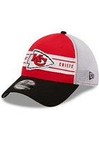 New Era Kansas City Chiefs Mens Red Team Banded 39THIRTY Flex Hat