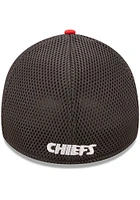 New Era Kansas City Chiefs Mens Red Team Neo 39THIRTY Iconic Flex Hat